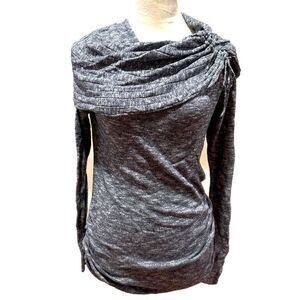 Maurices long sleeve heathered grey top